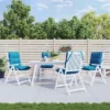 VidaXL Lowback Chair Cushion Set Of 4 Light Blue -All Patio Furniture GUEST 7e27fb1c 26aa 47e2 9352 e8cb1b06ebb4