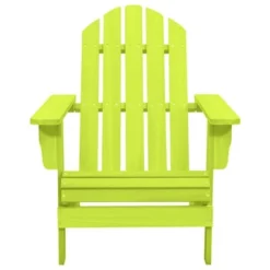 VidaXL Adirondack Chair Lounge Patio Lawn Chair For Garden Solid Wood Fir - Green -All Patio Furniture GUEST 7e6d4695 0baa 4f4f 9119 db0bf0899c5f