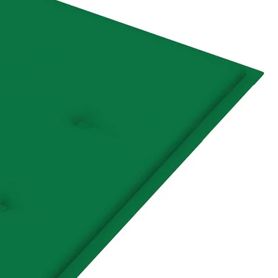 VidaXL Outdoor Patio Bench Wooden Garden Bench With Cushion Solid Wood Acacia - Green 47.2" X 19.7" X 1.6" 8 VidaXL Outdoor Patio Bench Wooden Garden Bench With Cushion Solid Wood Acacia - Green 47.2" X 19.7" X 1.6" - Image 6