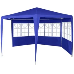 VidaXL Gazebo Blue 100% PE Fabric 6.6x6.6 Ft Foldable Gazebo 16 VidaXL Gazebo Blue 100% PE Fabric 6.6x6.6 Ft Foldable Gazebo -All Patio Furniture GUEST 7e7e1f82 3d81 4a64 b772 bd1bebecb7f7