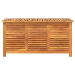 VidaXL Garden Storage Box With Louver 44.5"x19.7"x22" Solid Wood Acacia -All Patio Furniture GUEST 7f67cfa6 7c92 44ae 8458 c70198149757