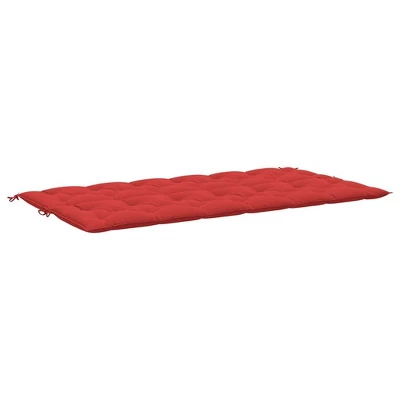 VidaXL Bench Cushion Water Repellent Outdoor Seat Cushion Pad Oxford Fabric - Red 78.7" 6 VidaXL Bench Cushion Water Repellent Outdoor Seat Cushion Pad Oxford Fabric - Red 78.7" - Image 4