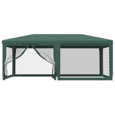 VidaXL Party Tent Green HDPE (high-density Polyethylene) With Coating 4 VidaXL Party Tent Green HDPE (high-density Polyethylene) With Coating - Image 2