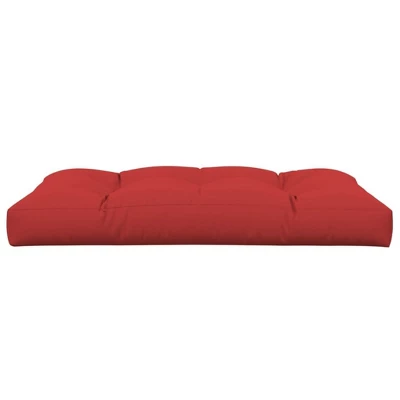 VidaXL Chair Cushion Outdoor Patio Pallet Seat Cushion Sofa Chair Pad Fabric - Red 47.2" X 31.5" X 4.7" 6 VidaXL Chair Cushion Outdoor Patio Pallet Seat Cushion Sofa Chair Pad Fabric - Red 47.2" X 31.5" X 4.7" - Image 4