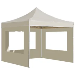 VidaXL Folding Party Tent - Professional Outdoor Shelter With Aluminum Frame, Waterproof Oxford Fabric Roof & Walls, PVC Windows - Cream 9.8'x9.8 19 VidaXL Folding Party Tent - Professional Outdoor Shelter With Aluminum Frame, Waterproof Oxford Fabric Roof & Walls, PVC Windows - Cream 9.8'x9.8 -All Patio Furniture GUEST 8a9e0ac2 772a 4047 b9b7 db153d16e846