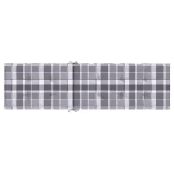 VidaXL Deck Chair Cushion Gray Check Oxford Fabric (100% Polyester) -All Patio Furniture GUEST 8e6d71aa af09 4522 9c97 ae54d3cf54ec