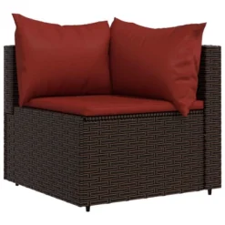 VidaXL Patio Lounge Set Brown And Cinnamon Red -All Patio Furniture GUEST 8f1547cf 5641 48ef 92b2 667cfad5e7fb