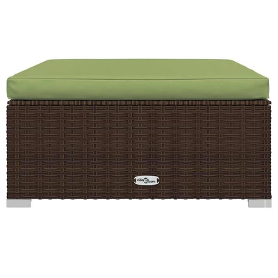 VidaXL Garden Lounge Set Brown, Green 9 VidaXL Garden Lounge Set Brown, Green - Image 7