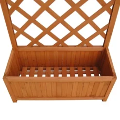 VidaXL Planter Raised Flower Bed Trellis Patio Raised Bed Plant Pot Solid Wood -All Patio Furniture GUEST 93d2de0d de25 4e08 9fe2 66c01f1b150d