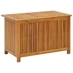 VidaXL Patio Storage Box 35.4"x19.7"x22.8" Solid Wood Acacia -All Patio Furniture GUEST 943896f3 0722 4e08 b526 65296d972509