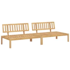 VidaXL Patio Pallet Middle Sofas 2 Pcs - Acacia Wood - Modular Design For Garden/Patio/Terrace - 47.2"x36.2"x27.2" -All Patio Furniture GUEST 960cc879 efc6 449f a276 009c3f8ddda2