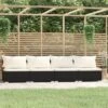 VidaXL Black Patio Furniture Poly Rattan - Cream Cushions -4 Seats 2 VidaXL Black Patio Furniture Poly Rattan - Cream Cushions -4 Seats -All Patio Furniture GUEST 96ad6dbc 2a89 4c25 b8c5 d5a2a3d1e6d5