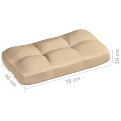 VidaXL Sofa Cushion Set Of 7 Beige Fabric (100% Polyester) -All Patio Furniture GUEST 97bd3b00 2056 4bd5 a489 7aea9cc94209