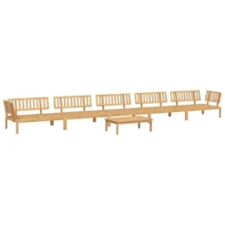 VidaXL Pallet Sofa Set Natural Wood Solid Acacia Wood Modular -All Patio Furniture GUEST 99c173eb e5c4 40ae a2d1 ef2f38ac7499