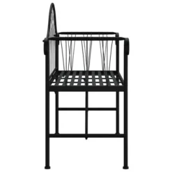 VidaXL - 2-Seater Patio Bench 50.4" - Outdoor Garden/Balcony - Black Steel Frame - Comfort Backrest/Armrests 10 VidaXL - 2-Seater Patio Bench 50.4" - Outdoor Garden/Balcony - Black Steel Frame - Comfort Backrest/Armrests -All Patio Furniture GUEST 9a3a1369 9659 4ca2 853a 644dd2da2a8f