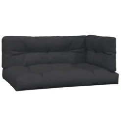 VidaXL Pallet Sofa Set Natural Wood, Black Cushions -All Patio Furniture GUEST 9c309bf6 928d 4391 9891 6787bba85dbc 1
