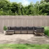 VidaXL 8-Piece Patio Lounge Set In Anthracite Poly Rattan With Cushions - Modular Outdoor Furniture For Garden, Terrace Or Deck -All Patio Furniture GUEST 9c679628 a98e 463c b7ca 60c1baaf79dc