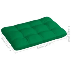 VidaXL Pallet Cushions 7 Pcs, Floor Cushion For Outdoor Furniture Garden Backyard Patio, Seat Cushion For Sofa Couch, Seat Pad, Green -All Patio Furniture GUEST 9d8f2004 8a6b 4c29 b4a3 98bef76b743b