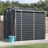 VidaXL Garden Shed Galvanized Steel - Anthracite 75.2 X 84.6 X 78 In -All Patio Furniture GUEST 9e91a5da cb1a 445d 9880 55e51735dee4