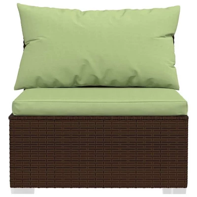 VidaXL Garden Lounge Set Brown, Green 5 VidaXL Garden Lounge Set Brown, Green - Image 3