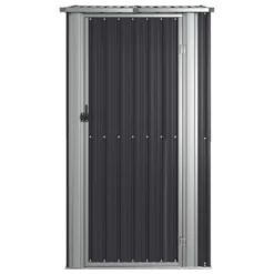 VidaXL Storage Shed - Galvanized Steel Anthracite Garage Tool House - Lockable Door - Weatherproof Garden Shelter 12 VidaXL Storage Shed - Galvanized Steel Anthracite Garage Tool House - Lockable Door - Weatherproof Garden Shelter -All Patio Furniture GUEST 9f3c1ddd c868 423b 9a7a 9f961eb46c2c