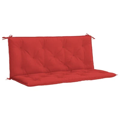 VidaXL Bench Cushion Water Repellent Outdoor Seat Cushion Pad Oxford Fabric - Red 47.2" 11 VidaXL Bench Cushion Water Repellent Outdoor Seat Cushion Pad Oxford Fabric - Red 47.2" - Image 9