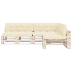 VidaXL Garden Pallet Sofa Cushions 7 Pcs Set - Durable Outdoor Seat And Back Cushions With Wear-Resistant Fabric Upholstery - Cream Color 13 VidaXL Garden Pallet Sofa Cushions 7 Pcs Set - Durable Outdoor Seat And Back Cushions With Wear-Resistant Fabric Upholstery - Cream Color -All Patio Furniture GUEST 9f9a082c cea3 4e79 a08d 483dbadbf31b