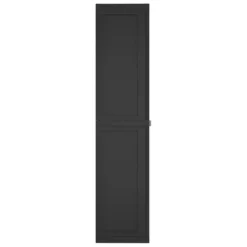 VidaXL Outdoor Storage Cabinet Black - 38.2"x14.6"x65" - Weather Resistant Polypropylene Utility Garden Cupboard -All Patio Furniture GUEST a0a2d53e ba6d 4deb a56b b3ea50f14969