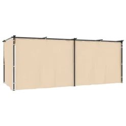 VidaXL Gazebo With Curtains 9.8'x19.7' Cream Steel 19 VidaXL Gazebo With Curtains 9.8'x19.7' Cream Steel -All Patio Furniture GUEST a0eaa636 dfc3 435d 895f 1f46a8fc8219