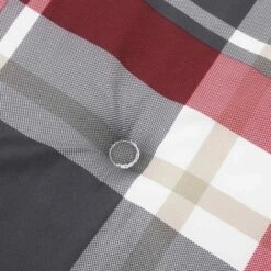 VidaXL Deck Chair Cushion Red Check Pattern Oxford Fabric (100% Polyester) -All Patio Furniture GUEST a136c098 24a0 40ad ba40 7ba8ecbd1f50