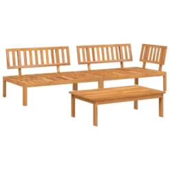 VidaXL Pallet Sofa Set Natural Wood Solid Acacia Wood With An Oil Finish -All Patio Furniture GUEST a2675f0a b4ef 4ff0 9250 0e35181fece0