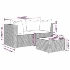 VidaXL Patio Lounge Set Black And White Poly Rattan -All Patio Furniture GUEST a2dbcee4 ebfa 4c64 9618 61168d6be670 1