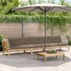VidaXL Pallet Sofa Set Taupe Solid Acacia Wood Medium -All Patio Furniture GUEST a35f7187 916a 42e5 a255 a14b62e8be4b