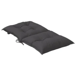 VidaXL Lowback Chair Cushion Set Of 2 Melange Anthracite 100% Polyester -All Patio Furniture GUEST a3b758f9 763a 4afe 8728 c17a952e758e