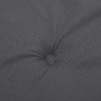 VidaXL Set Of 6 Anthracite Garden Chair Cushions - 19.7"x19.7"x1.2" Oxford Fabric, Weather-Resistant Outdoor Seat Cushions With Foam Fiber Filling 8 VidaXL Set Of 6 Anthracite Garden Chair Cushions - 19.7"x19.7"x1.2" Oxford Fabric, Weather-Resistant Outdoor Seat Cushions With Foam Fiber Filling - Image 6