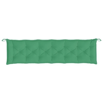 VidaXL Bench Cushion Outdoor Water Repellent Bench Cushion Pad Oxford Fabric - Green 78.8" X 19.7" X 2.8" 5 VidaXL Bench Cushion Outdoor Water Repellent Bench Cushion Pad Oxford Fabric - Green 78.8" X 19.7" X 2.8" - Image 3