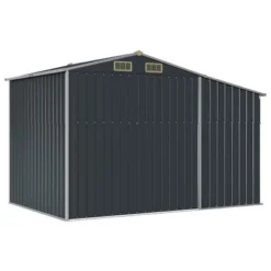 VidaXL Garden Shed Metal Outdoor Storage Anthracite - Galvanized Steel Tool Shed For Patio, Backyard, Or Garden With Ventilation And Sloped Roof -All Patio Furniture GUEST a5f7742f f41d 4477 99ca 8e746a844779
