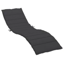 VidaXL Sun Lounger Cushion Black Oxford Fabric (100% Polyester) 19 VidaXL Sun Lounger Cushion Black Oxford Fabric (100% Polyester) -All Patio Furniture GUEST a6da7001 6a1e 4f80 b6c1 2ef98d6be8ed