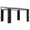 VidaXL Gazebo With Curtains - UV-Resistant PVC Roof - Aluminum And Steel Construction - Anthracite - 13.3'x9.6'x8' - Outdoor Event Shelter 2 VidaXL Gazebo With Curtains - UV-Resistant PVC Roof - Aluminum And Steel Construction - Anthracite - 13.3'x9.6'x8' - Outdoor Event Shelter -All Patio Furniture GUEST a74582e4 b89c 4719 9038 c2f8864db3ee