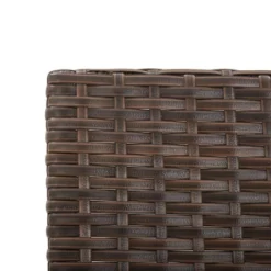 VidaXL Patio Bench With Cushions 69.3" Brown Poly Rattan - Brown -All Patio Furniture GUEST a9dbd743 8431 414c acf6 ec28014cf3c5