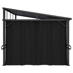 VidaXL Gazebo With Curtains - UV-Resistant PVC Roof - Aluminum And Steel Construction - Anthracite - 13.3'x9.6'x8' - Outdoor Event Shelter 17 VidaXL Gazebo With Curtains - UV-Resistant PVC Roof - Aluminum And Steel Construction - Anthracite - 13.3'x9.6'x8' - Outdoor Event Shelter -All Patio Furniture GUEST aa09d5fe 66d4 4bb4 9ae0 33a827be3eb0