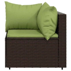 VidaXL Patio Lounge Set Brown With Green Cushions -All Patio Furniture GUEST ab7afccb 731a 4cf3 9faf 992166edeca7 1