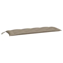 VidaXL Garden Bench Cushions Set In Taupe - Durable Oxford Fabric, Hollow Fiber Filling - 59.1"x19.7"x2.8" For Outdoor/Indoor Use -All Patio Furniture GUEST acbceb93 9784 4b00 9895 d7d53a08e909