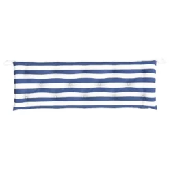 VidaXL Bench Cushion Water Repellent Outdoor Seat Cushion Pad Oxford Fabric - Blue And White 59.1" 15 VidaXL Bench Cushion Water Repellent Outdoor Seat Cushion Pad Oxford Fabric - Blue And White 59.1" -All Patio Furniture GUEST ad04e15a f79a 417b bc86 5611003b369c