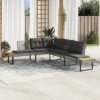 VidaXL Garden Sofa Grey Poly Rattan L-shaped Removable Covers 1 VidaXL Garden Sofa Grey Poly Rattan L-shaped Removable Covers -All Patio Furniture GUEST ad1d32ff 0abf 4c3e 96e3 45203aa87e64