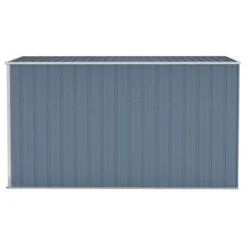 VidaXL Storage Shed Wall-mounted Garden Shed For Backyard Galvanized Steel - Gray 46.5" X 113.4" X 70.1" -All Patio Furniture GUEST ae1a3b1c 9615 4628 ad5d c468c1f13d73