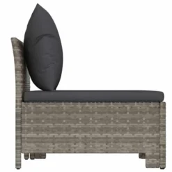 VidaXL Garden Lounge Set Gray Poly Rattan Medium Lightweight 14 VidaXL Garden Lounge Set Gray Poly Rattan Medium Lightweight -All Patio Furniture GUEST afc9075a 5a92 43ef 8e99 7e1a3c0ad6e8