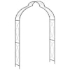 VidaXL Garden Arch Black 59.1"x13.4"x94.5" Iron 1 VidaXL Garden Arch Black 59.1"x13.4"x94.5" Iron -All Patio Furniture GUEST aff10f67 dc9a 45c4 9ba1 ab140157548e
