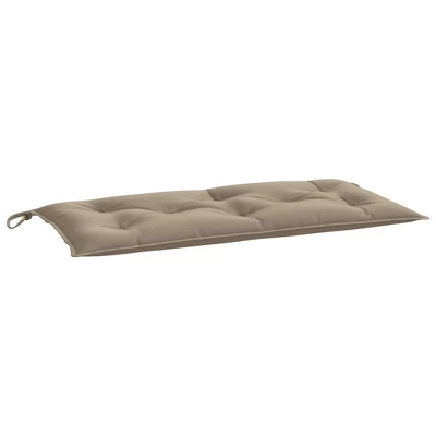 VidaXL Bench Cushion Outdoor Water Repellent Bench Cushion Pad Oxford Fabric - Taupe 39.3" X 19.7" X 2.8" 9 VidaXL Bench Cushion Outdoor Water Repellent Bench Cushion Pad Oxford Fabric - Taupe 39.3" X 19.7" X 2.8" - Image 7