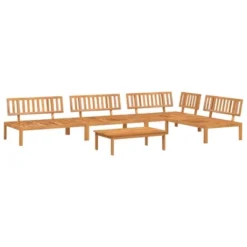 VidaXL Pallet Sofa Set Natural Wood Solid Acacia Wood 5 Piece Set 17 VidaXL Pallet Sofa Set Natural Wood Solid Acacia Wood 5 Piece Set -All Patio Furniture GUEST b5864fe2 4000 4789 b300 d18f26f8902c